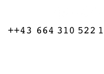       Kontakt ++43 6643105221